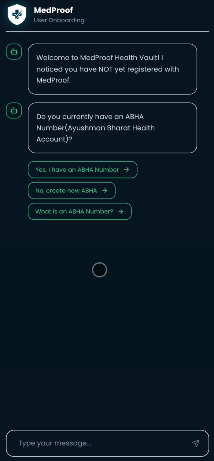 Setting up the MedProof wallet